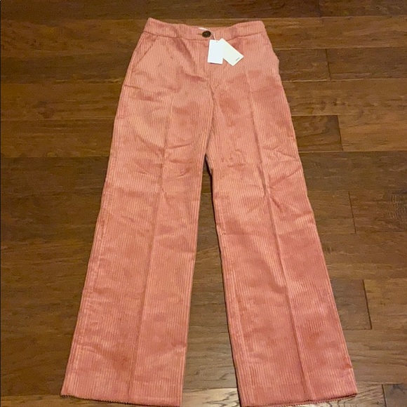 LAST🛍 MANGO wide leg corduroy pants bloggers fav - Picture 7 of 8